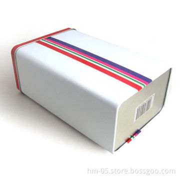 Square Tin, Made of 0.23mm Tin Plate, Customized Packaging Ways are Accepted